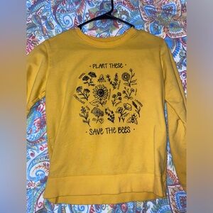 Womans Yellow Pullover XS